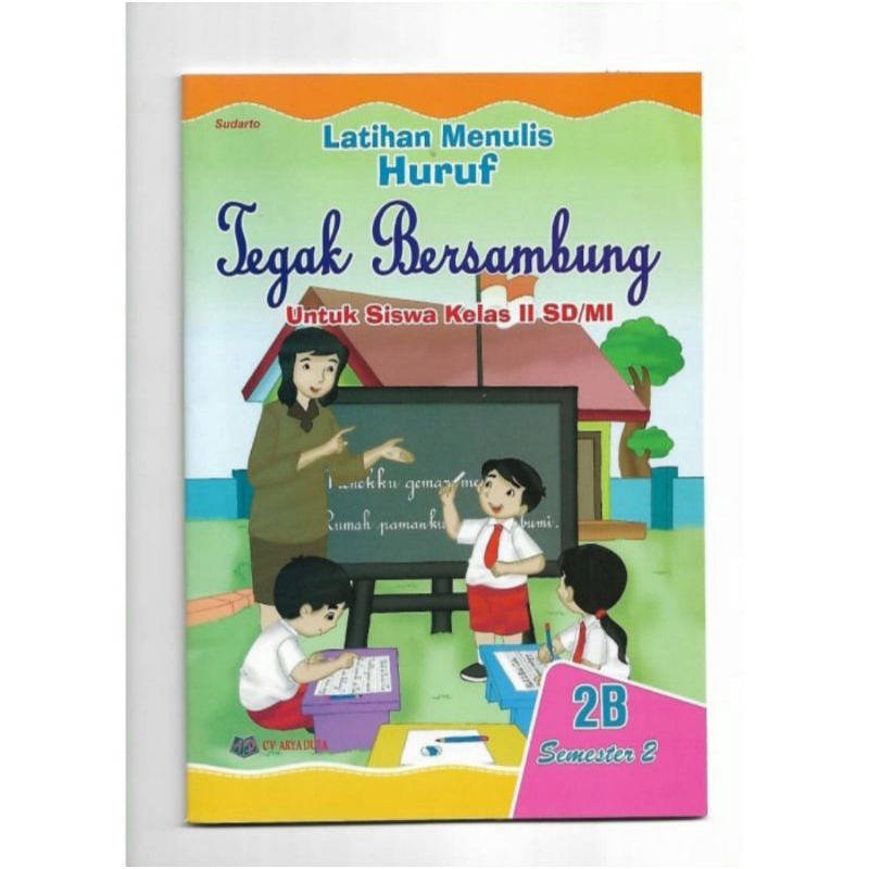 Jual Latihan Menulis Huruf Tegak Bersambung Kelas B Sd Mi Arya Duta Shopee Indonesia