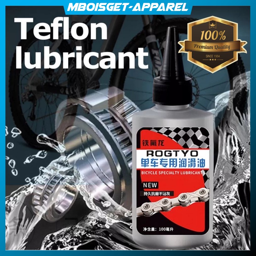 Jual MBOISGET TEFLON LUBRICANT ROGTYO Pelumas Rantai Sepeda Bike Chain Lubricant Oil 100ml