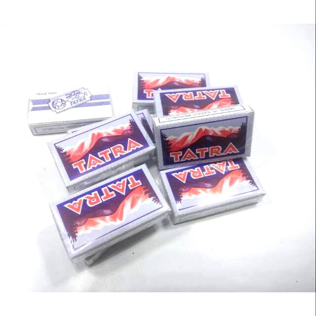 Jual (ORI) SILET / PISAU CUKUR / CUTTER TATRA ASLI Original isi 10 Pcs ...