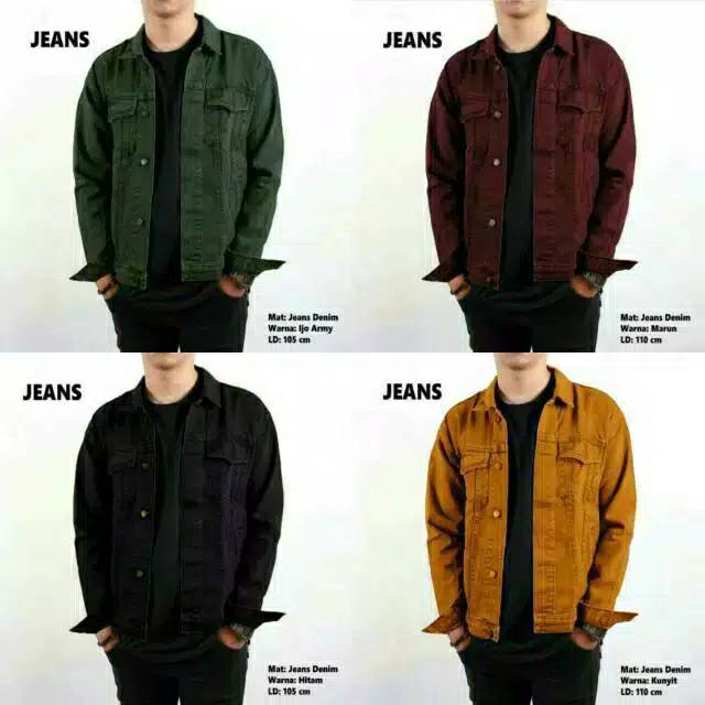 Jaket denim on sale levis pria