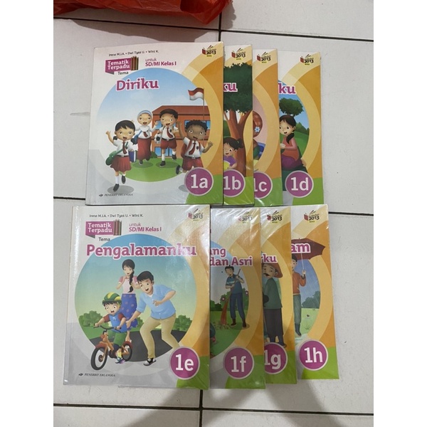 Jual BUKU TEMATIK TERPADU KELAS 1 ERLANGGA EDISI REVISI (PRELOVED/BEKAS ...