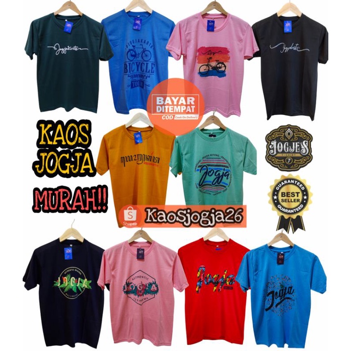Jual KAOS JOGJA MURAH KHAS YOGYAKARTA MALIOBORO | Shopee Indonesia