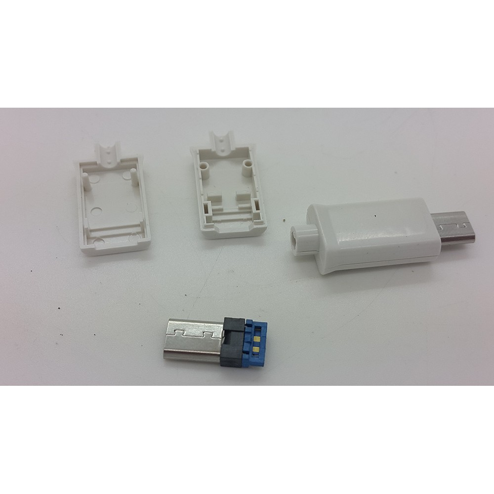 Jual Dijual Micro USB 5 Pin T Port Male Plug Socket Connector & Plastic ...