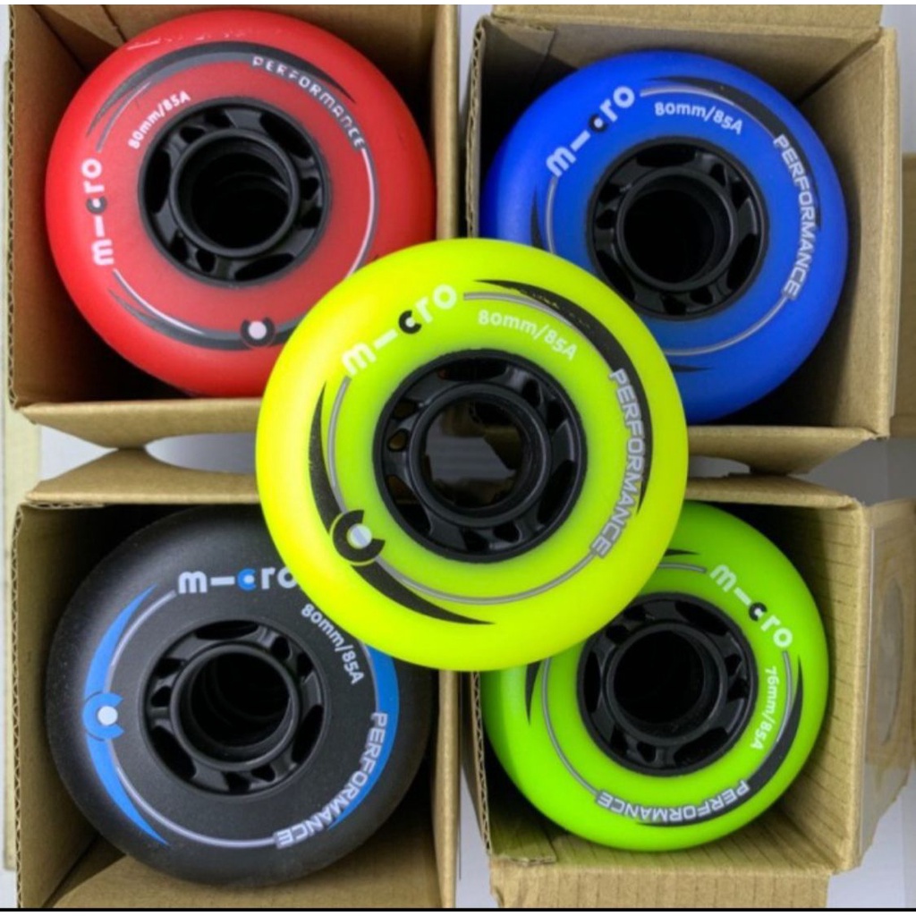 Jual Roda Sepatu Roda Inline Skate Micro Performance Wheels | Shopee ...