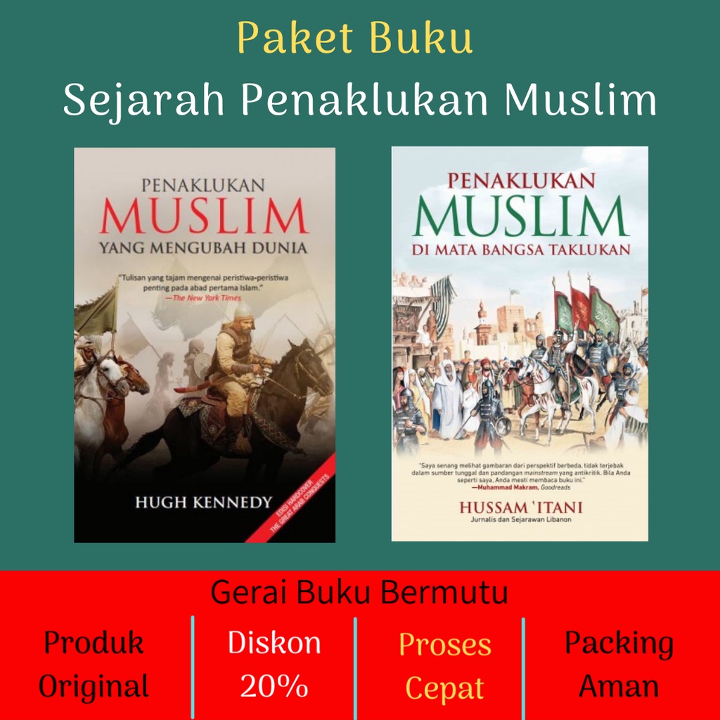 Jual Paket Buku Sejarah Penaklukan Muslim Buku Original Shopee Indonesia