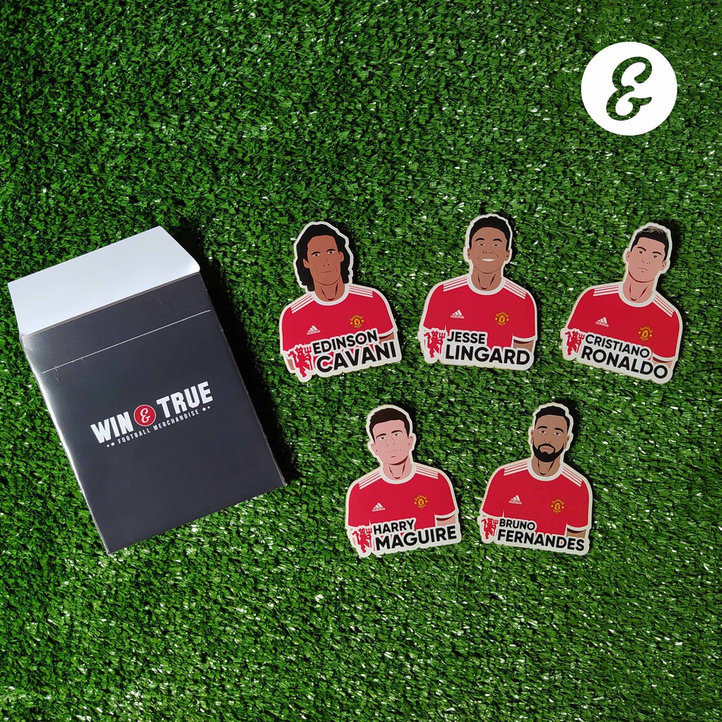 Jual Koleksi Sticker Bola - Pemain Manchester United Season 2021/22 ...