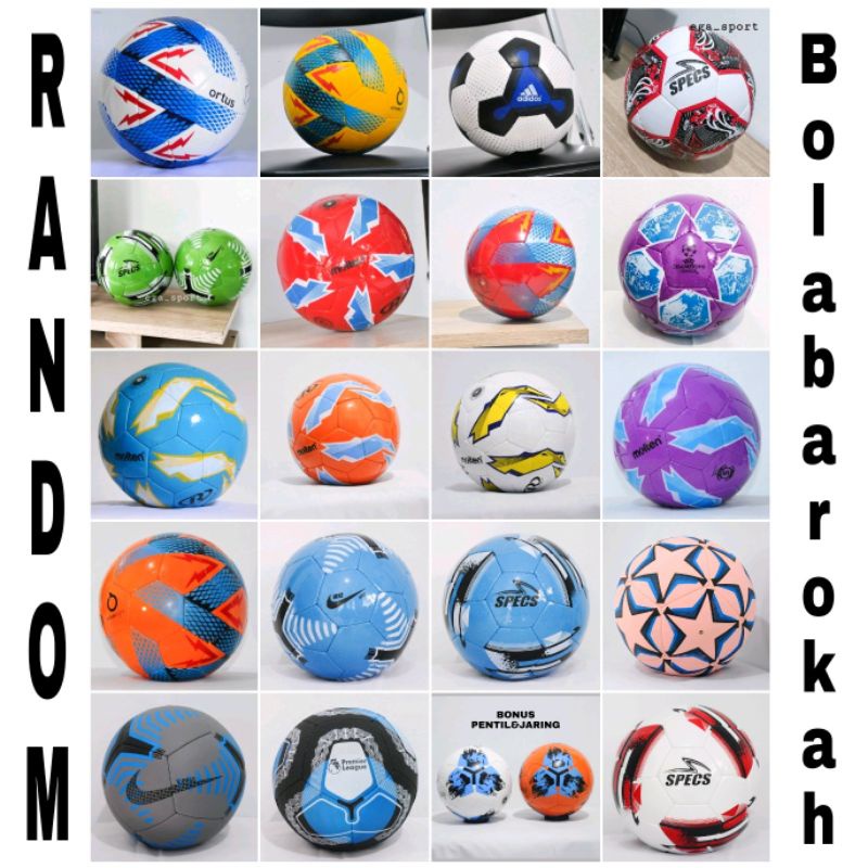 Jual BOLA SEPAK SIZE 5 | BOLA KAKI | BOLA BLITER BAHAN PU BONUS PENTIL ...