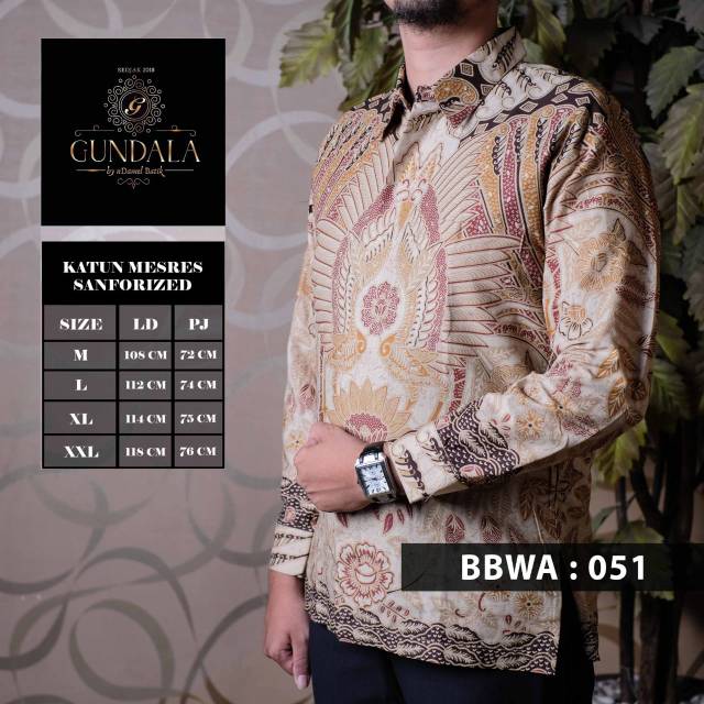 Jual KEMEJA BATIK SOLO PREMIUM EKSKLUSIF WARNA CREAM KALEM | Shopee ...