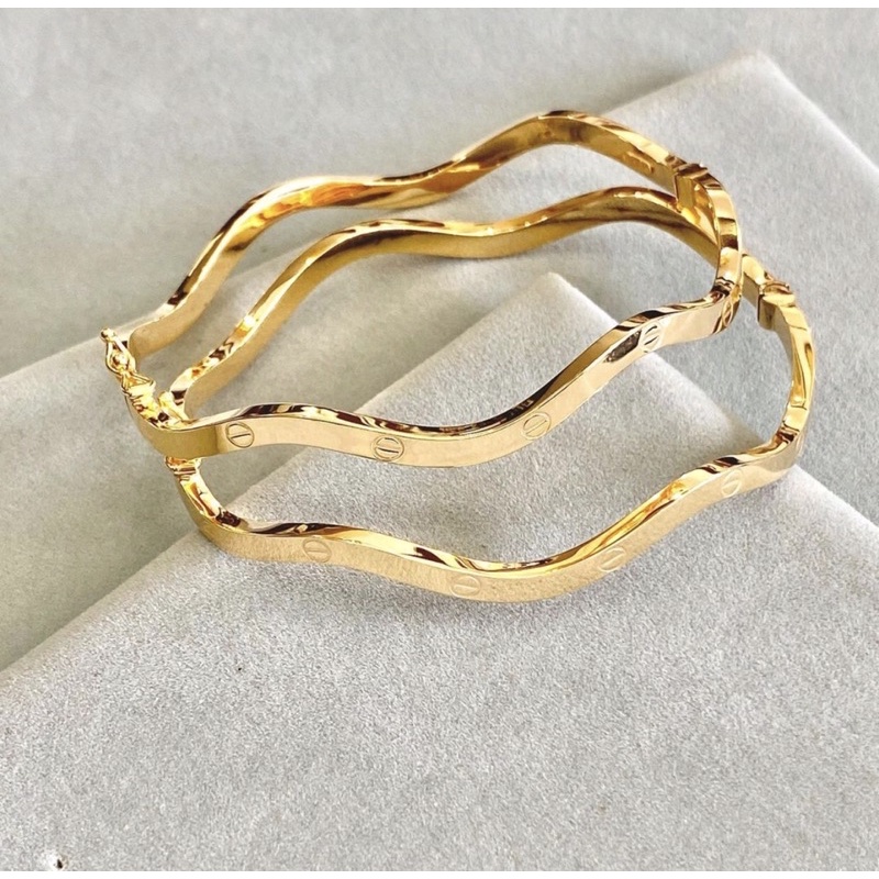 Gelang bangle Cartier 16k Emas Asli New Arrival