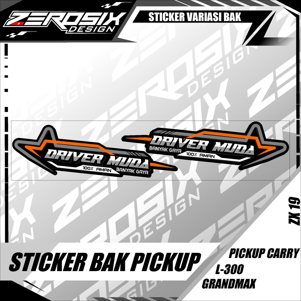 Jual Stiker Bak Pick Up Sticker Striping Lis Body Pick Up GRAND MAX ...