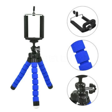 Tripod Handphone Kamera Free Holder U Kaki Stanlizer Universal Alumunium Tinggi 1 Meter Sarung