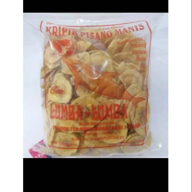 Jual Lumba Lumba Kripik Pisang Manisss 300gr Shopee Indonesia