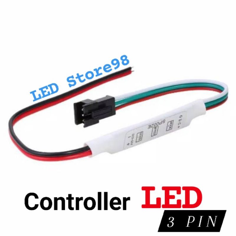 Jual CONTROLLER LED RGB 3 PIN 12 VOLT | Shopee Indonesia