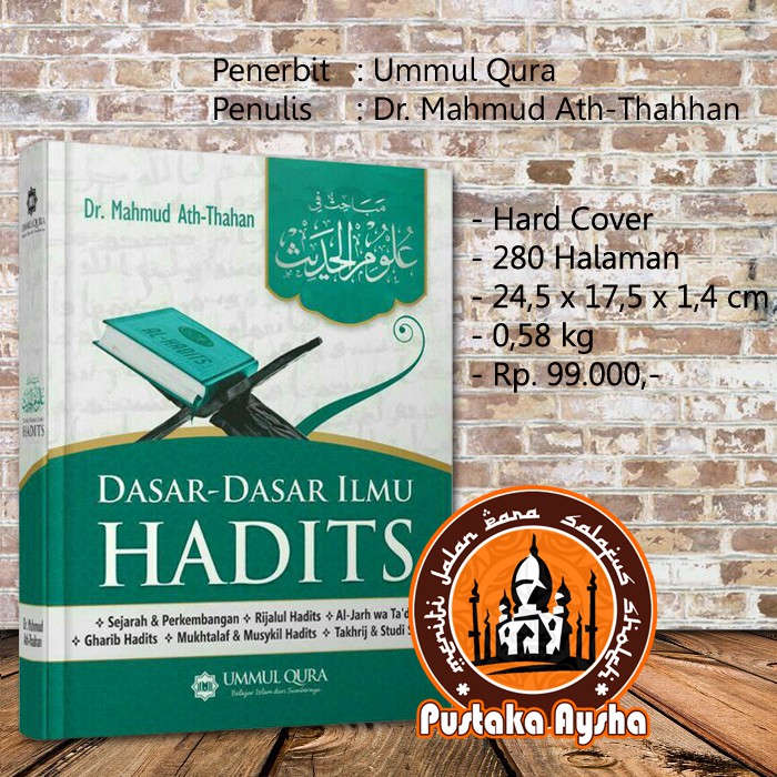 Jual Dasar Dasar Ilmu Hadits Ummul Qura Pustaka Aysha Shopee