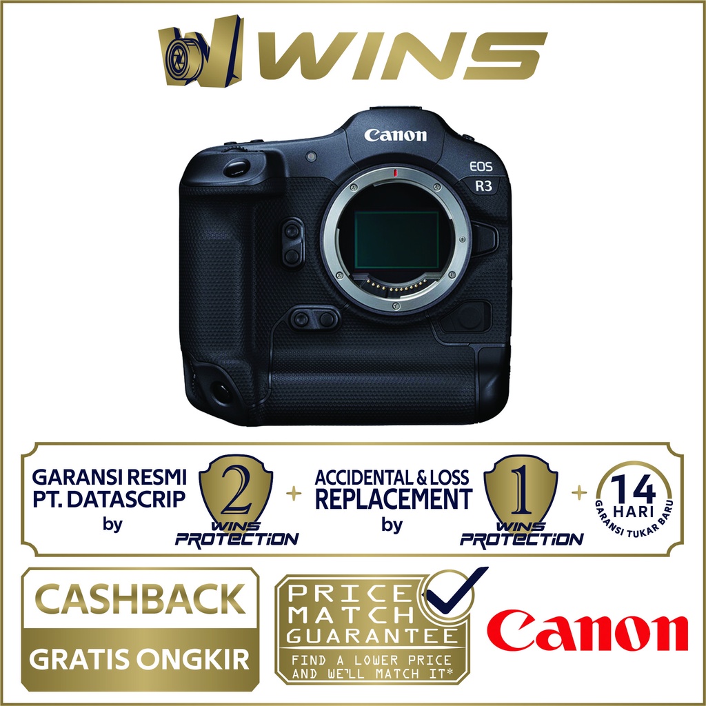 Jual Canon EOS R3 Mirrorless Camera Garansi Resmi PT. DATASCRIP