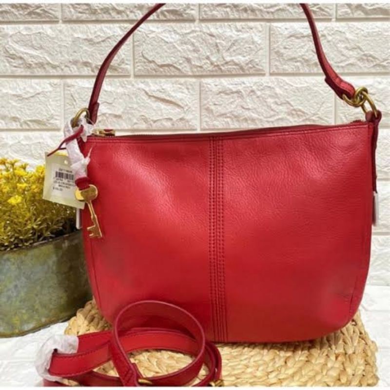 Jual TAS F O S S I L FOSSILL JOLIE CROSSBODY RED CLARED RED OLIVE