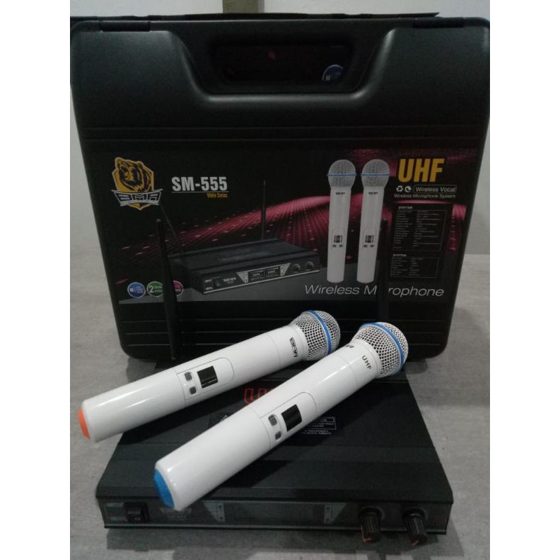 Jual Microphone Wireless BMA SM 555 Shopee Indonesia