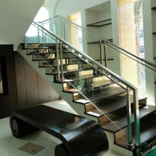 Jual Railing Tangga kaca stainless Shopee Indonesia