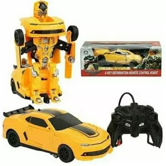 Jual Remote Control Mobil Trransformers Bumble Bee 8+ -Kuning | Shopee ...