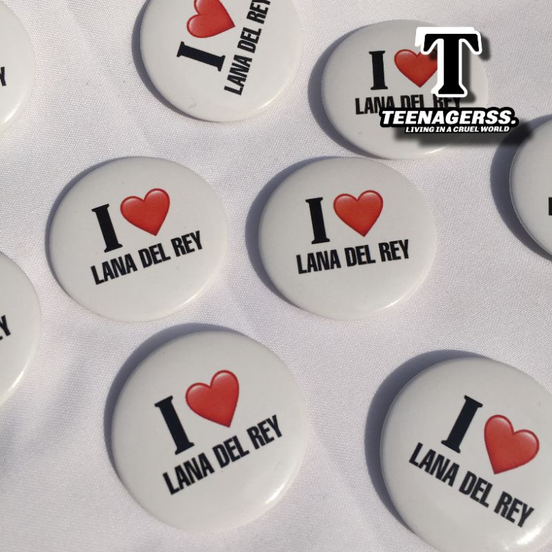 Jual Pin Bros I Love Lana Del Rey Shopee Indonesia