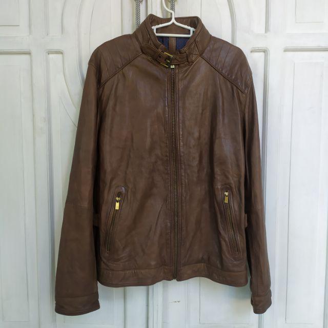Jaket kulit massimo dutti outlet