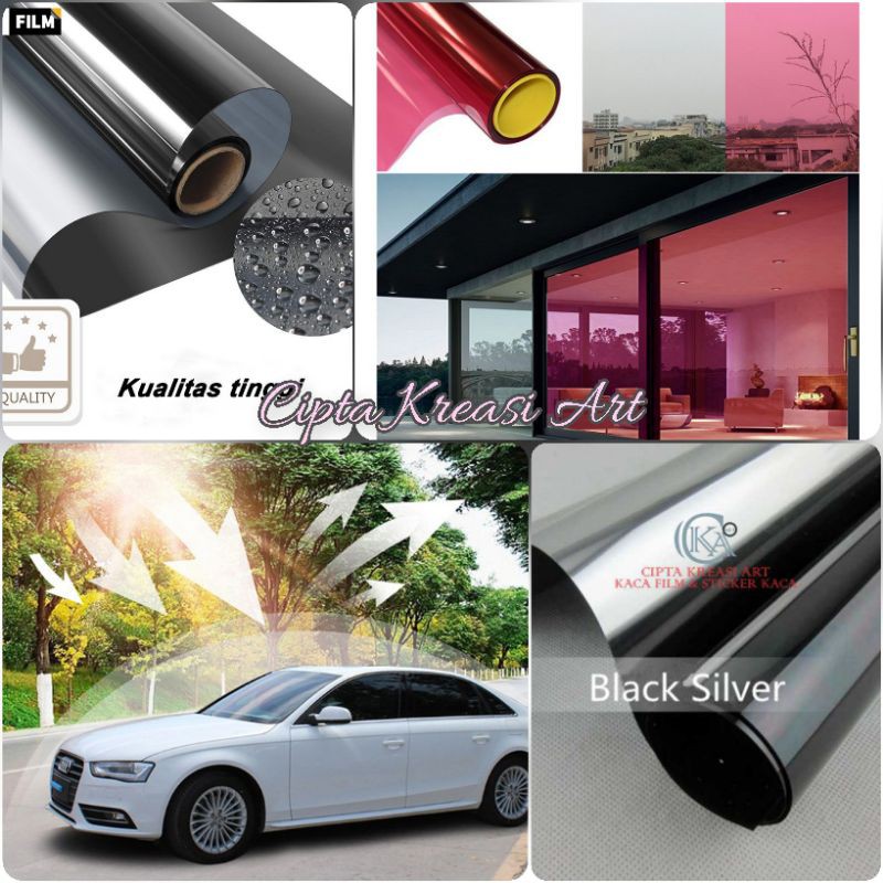 Jual Stiker kaca riben jendela / kaca film cermin / kaca film one way ...