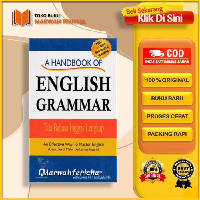 Jual Buku A Handbook Of English Grammar Tata Bahasa Inggris Lengkap ...