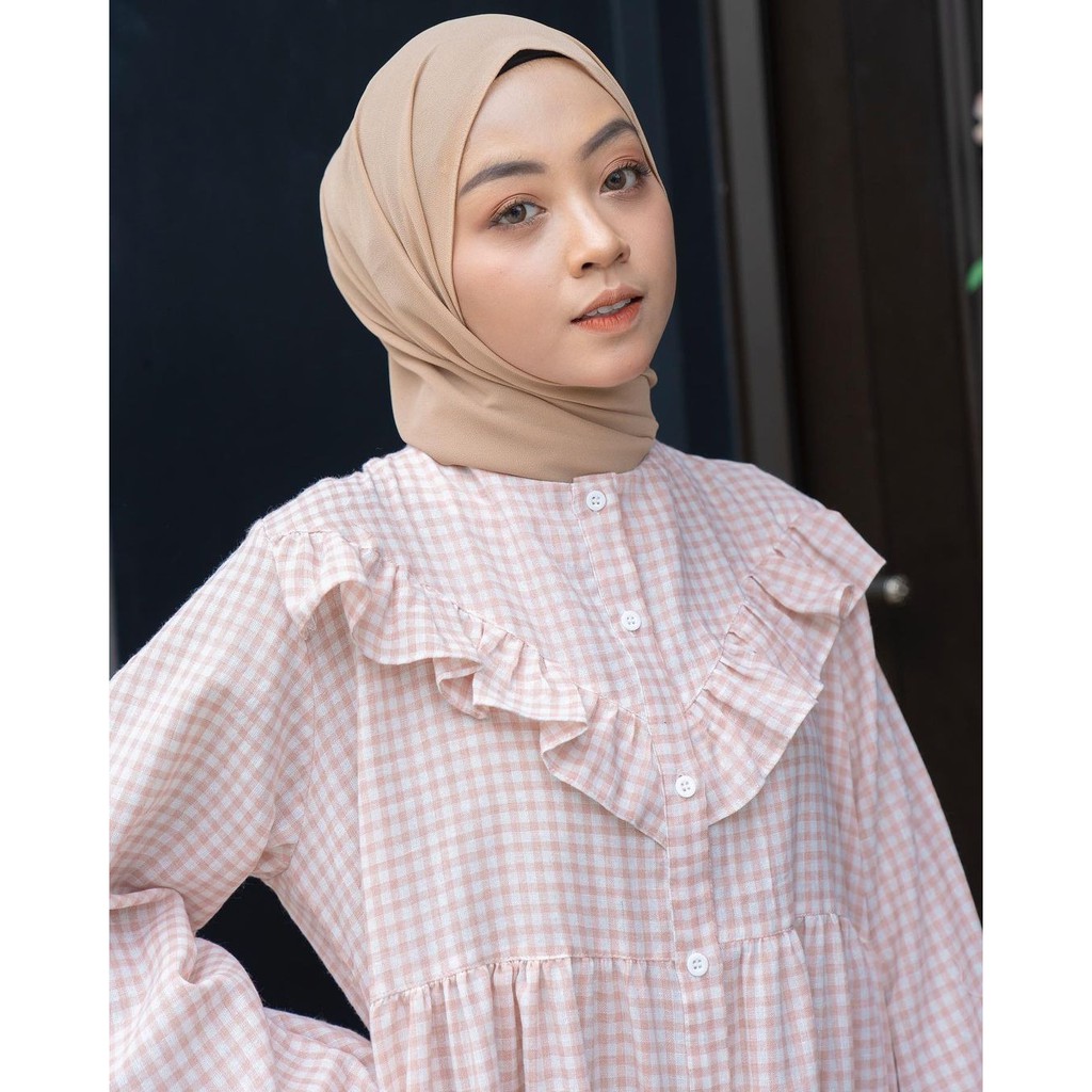 Jual Haidee & Orlin Hayya Small Gingham Nude | Shopee Indonesia