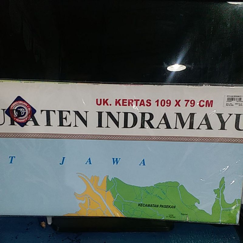 Jual Peta kabupaten indramayu lipat uk 109x79cm | Shopee Indonesia