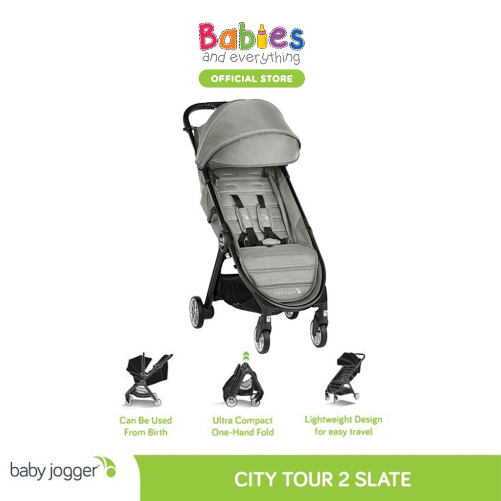 Jual Baby Jogger City Tour 2 - Kereta Dorong Bayi (Grey Grey Slate