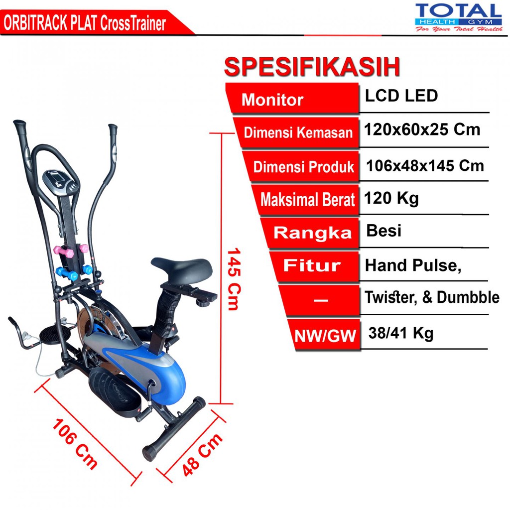 Manfaat discount elliptical bike