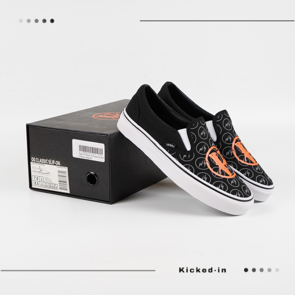 Jual Sepatu Vans Slip On X Vlone Fragment Design Shopee Indonesia