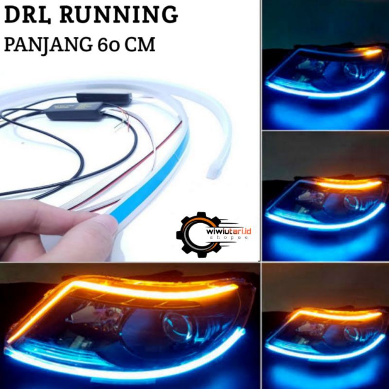 Jual Slim Led Sen Berjalan Dan Drl Lampu Daytime Running Cm Angel Eye Fleksibel Tube Strip