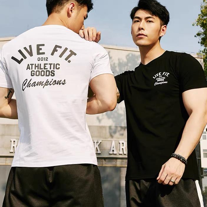 Jual Kaos olahraga gym fitness DRIFIT SPANDEK COTTON GYMFIT SPORT ...