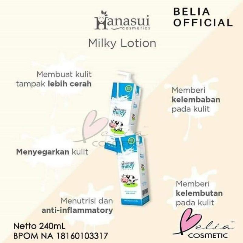 Jual HANSUI MILK LOTION | Shopee Indonesia