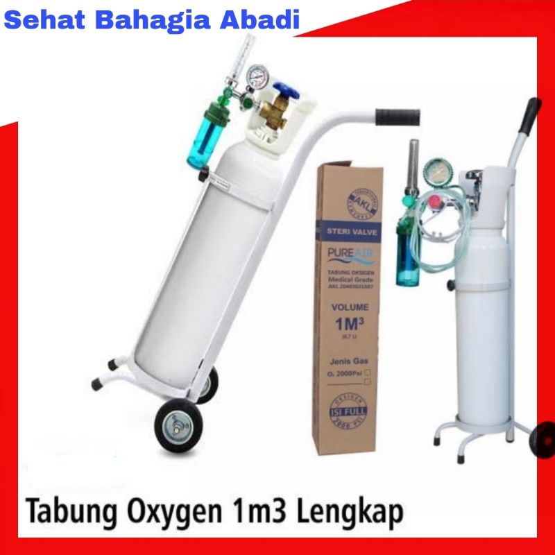 Jual Tabung Oksigen 1m3regulatortroliselang Nasal Tabung Oksigen Komplit Tabung Oksigen 