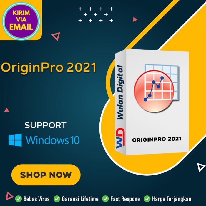 Jual Software Analisis Data Grafik OriginLab OriginPro 2021 [Win