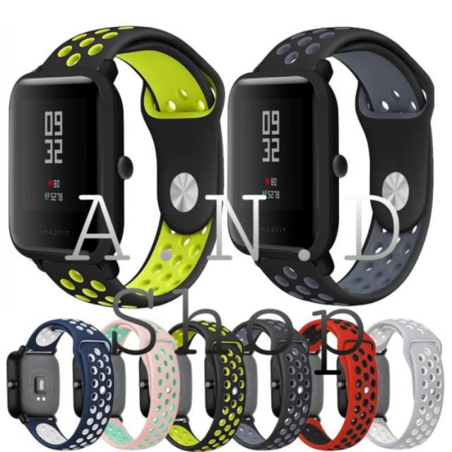 Jual XIAOMI HUAMI AMAZFIT BIP LITE STRAP NIKE VOLT WATCH BAND TALI