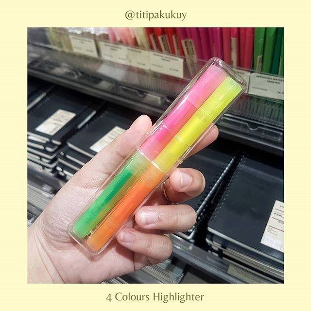 Jual Highlighter Set MUJI Shopee Indonesia