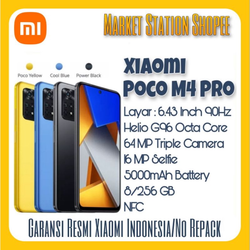 Jual Xiaomi Poco M4 Pro 8/256 GB New Garansi Resmi Xiaomi Indonesia