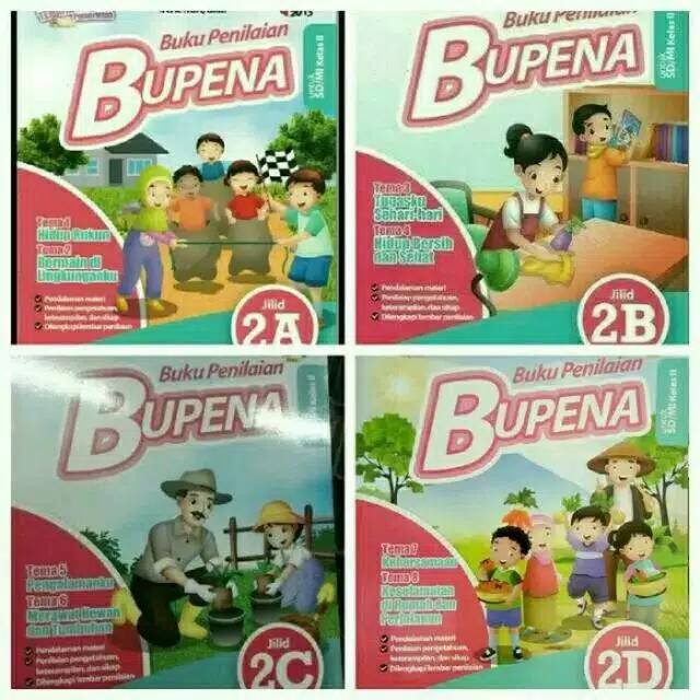 Jual Bupena Kelas 2 Sd 2a.2b.2c.2d (4 Buku) | Shopee Indonesia