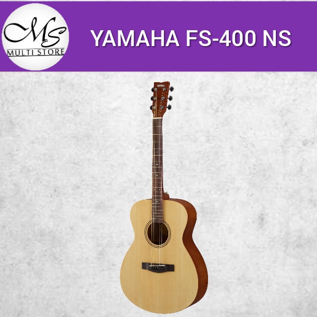 Jual Gitar Akustik Yamaha Fs400 Fs 400 Fs 400 Ns Natural Satin Shopee Indonesia