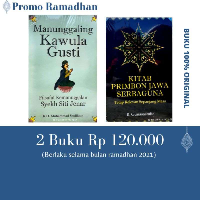 Jual Paket Buku Manunggaling Kawulo Gusti Dan Kitab Primbon Jawa ...