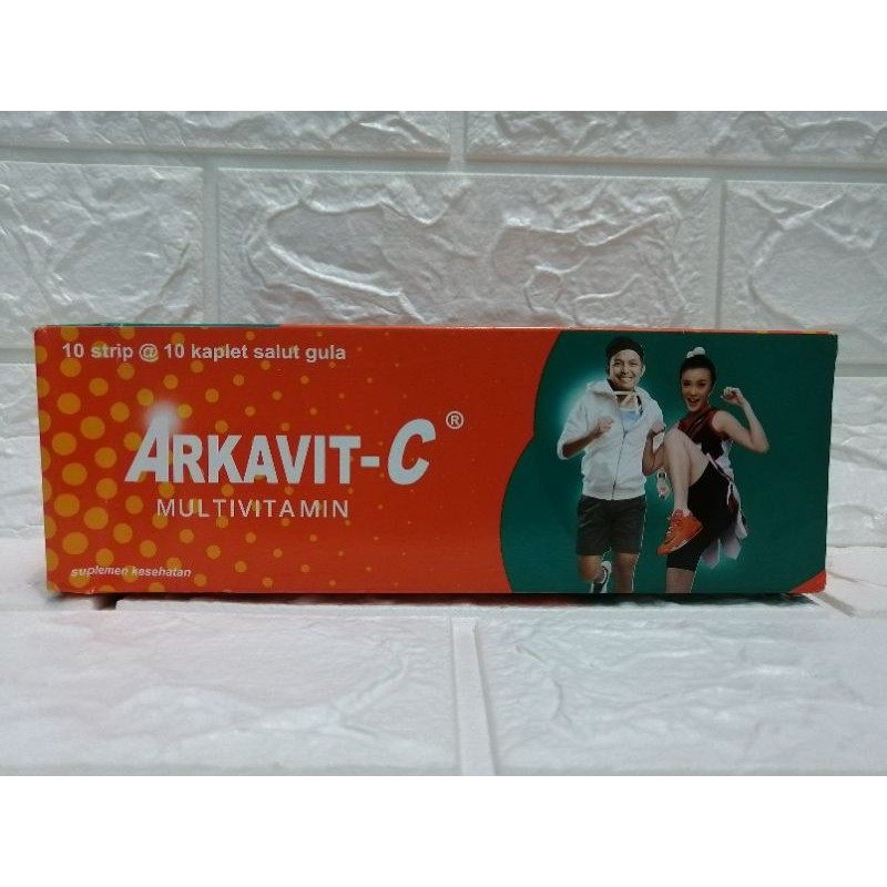 Jual ARKAVIT-C MULTIVITAMIN /ARKAVIT BIASA (ISI 100 Tablet) | Shopee ...