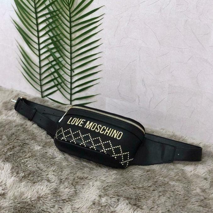 Jual KMI LGI PROMO MURAH Fn3 Love Moschino Ghw Bumbag / Waist Bag