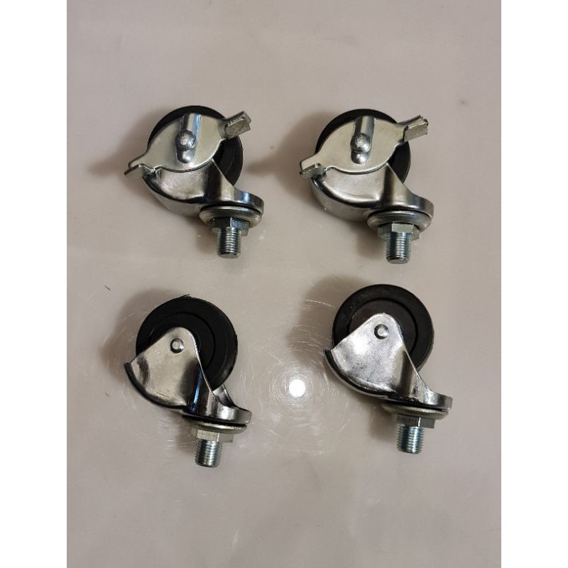 Jual Roda Funiture / rak/ etalase/ lemari/Roda skk japan karet 2