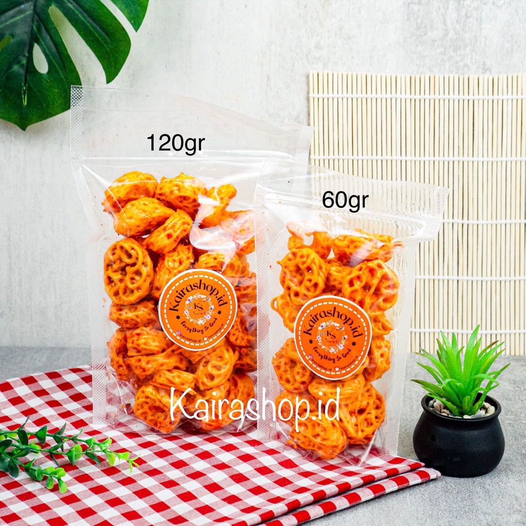 Jual KRUPUK SEBLAK RAFAEL | SEBRING | KERUPUK MAWAR PEDAS DAUN JERUK ...