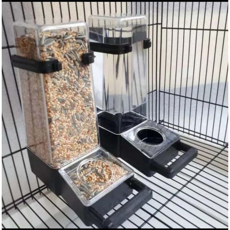 Jual Dispenser tempat makan minum otomat burung hewan hamster marmut ... - Custom Hamster Food Hopper Design