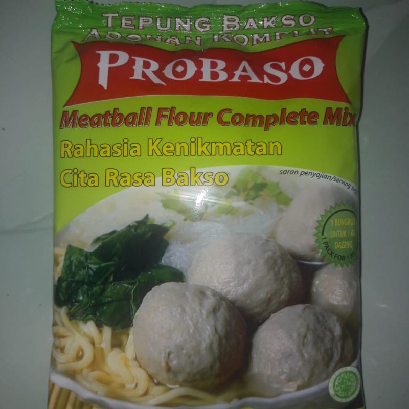 Jual Paket 2 Bungkus Probaso Tepung Bakso Adonan Komplit 250grm