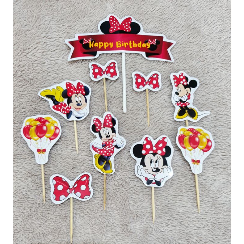 Jual topper minnie mouse no custom | Shopee Indonesia